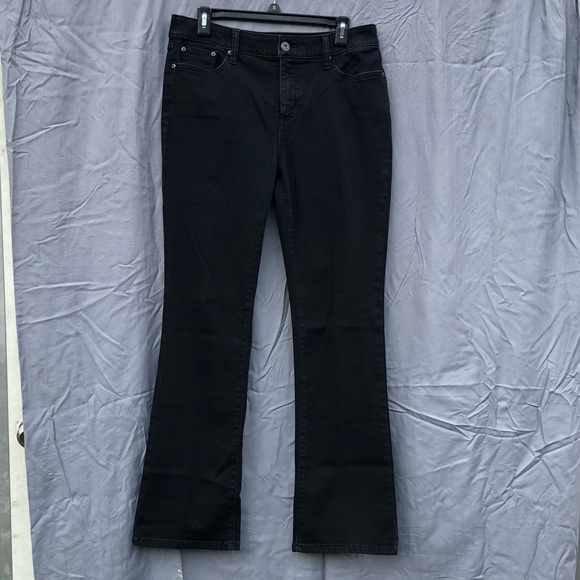 Set of 3 Women’s Black Stretchy Boot Cut Jean - Picture 2 of 4